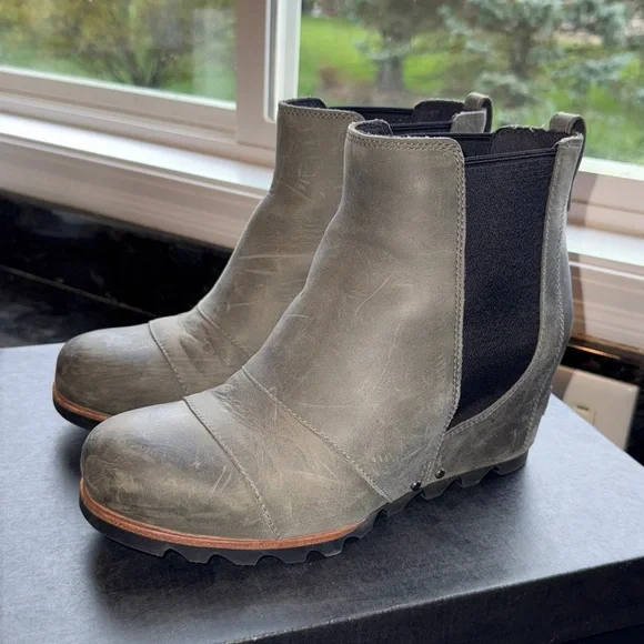 Women’s SOREL Lea Wedge. Size 9. Grey  Super cute and Comfortable. - Picture 7 of 8